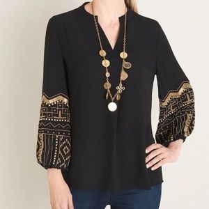 Chico’s Black Blouse